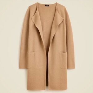 J. Crew Juliette collarless sweater-blazer